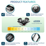 LED Garage Light - 1 Pack - Super Bright 1800 Lumen LED Ceiling Light with 12 Adjustable Panels - Easily Screws Into Standard E27 Bulb Socket - LED Asani