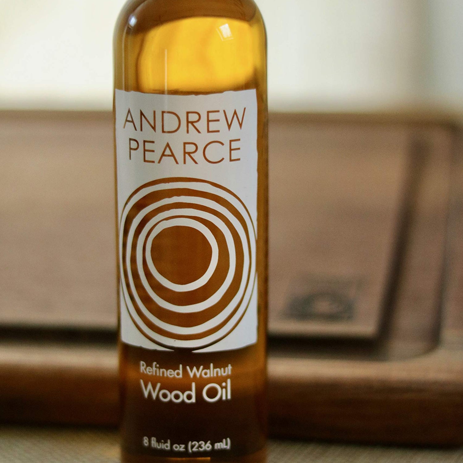 Andrew Pearce Premium Walnut Wood Oil Bowl Conditioner 8oz - Wooden Bowl and Cutting Board Oil Andrew Pearce