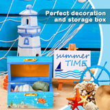 Leinuosen 15 Pcs Small Wooden Boxes with Hinged Lids 3.5 x 2.2 x 1.9 Inch Unfinished Wooden Treasure Chest Box 10 Pcs Paint Brushes with 2 Sheets Leinuosen