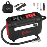 ROCGORLD R8 Tire Inflator Portable Air Compressor, DC 12V Air Compressor Portable with Large Dual Digital Screen, 3X Faster Inflation Air Pump for ROCGORLD