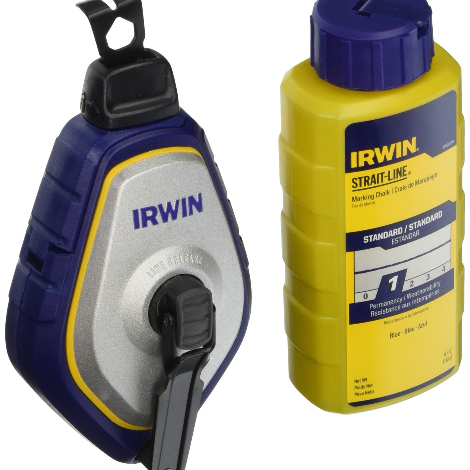 Irwin Tools Strait-Line 1932887 IRWIN Speedline Pro Chalk Reel, Blue IRWIN