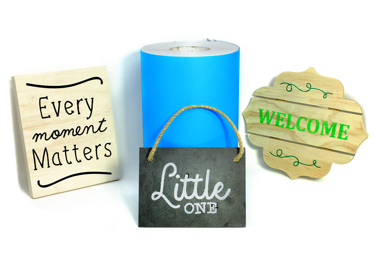 VViViD Blue Stencil Vinyl Masking Film With Anti-Bleed Technology (12" x 10ft) VViViD