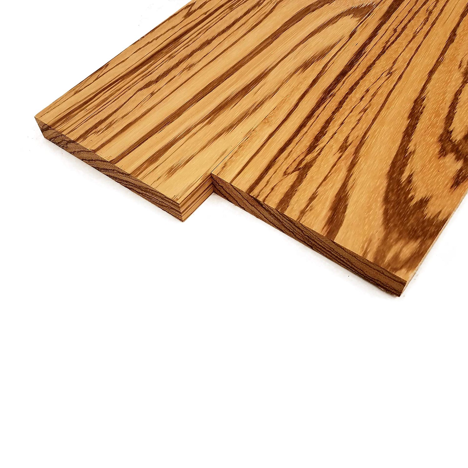 Zebrawood Lumber Board - 3/4" x 5" (2 Pcs) (3/4" x 5" x 18") Barrington Hardwoods
