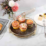 Gartful Large Round Resin Tray Mold-13 inch, Irregular Silicone Serving Tray, Geode Agate Epoxy Mold for Coaster, Fruit Board, Dessert Dish, Resin Gartful