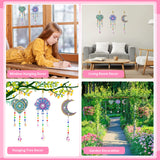 Gift for 6-7-8-9-10 Yeal Old Girls Boys: Arts and Crafts for Kids Age 6-8-10-12 Diamond Art Wind Chimes Kit for Girl Toys Age 5-11 Present Sun Anofty