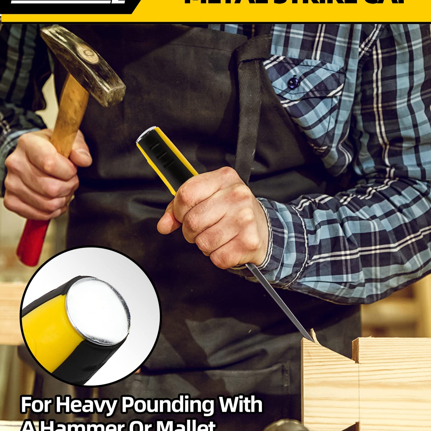 DOWELL 10PCS Wood Chisel Tool Set Sturdy Chisel, 1/4 inch,1/2 inch,3/4 inch,1 inch, 1-1/4",1-1/2"，Honing Guide,Sharpening Stone with Storage Box for DOWELL