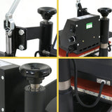 F2C Pro 12" x 10" Heat Press Machine Swing-Away Digital Heat Transfer Sublimation Printing Machine for T-Shirt Black F2C