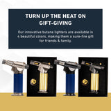 Refillable Butane Torch Gun - The Beast Hand Held Blow Torch for Cooking, BBQ, Creme Brulee, Soldering, Welding, & Resin Art - Adjustable Flame with inZaynity