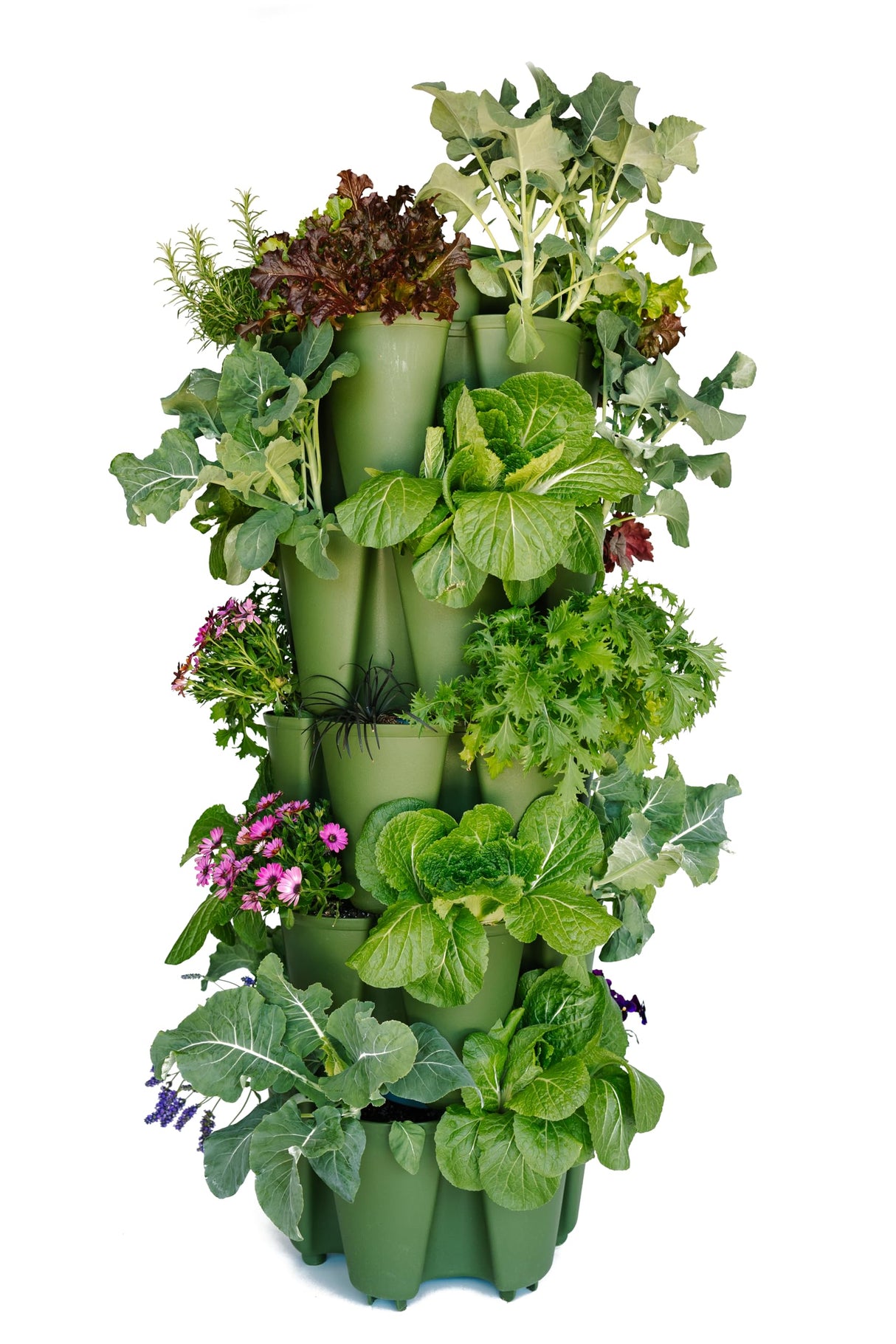Greenstalk Patented Large 5 Tier Vertical Garden Planter with Patented Internal Watering System Great for Growing a Variety of Strawberries, Greenstalk
