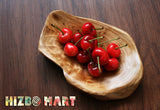 HIZBO MART Root Wood Serving Dish,Vintage Wooden ring dish,Hand Carved Artworks(Art（The length 8.5~10inch) HIZBO MART