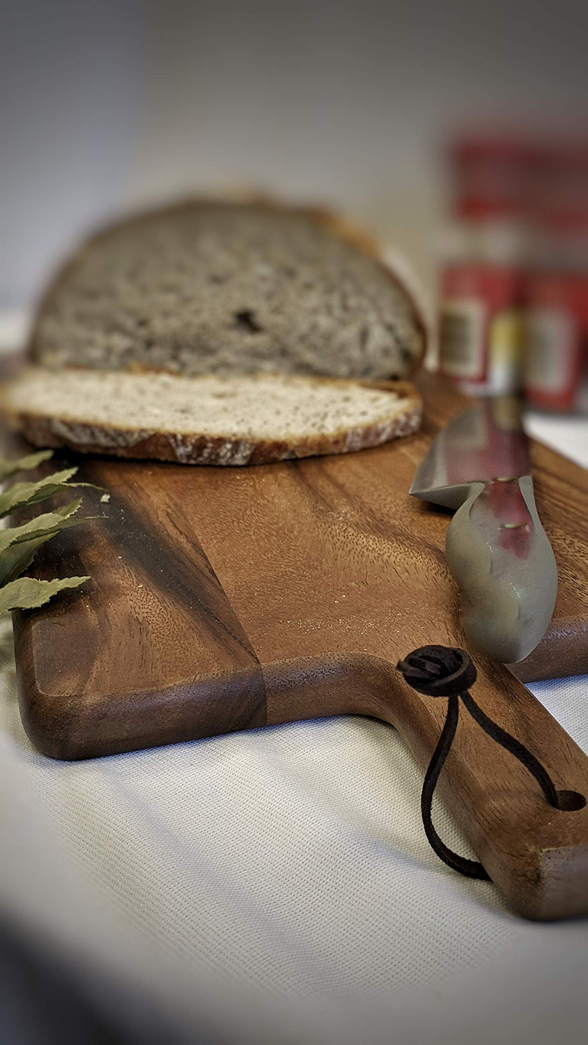 Lipper International Acacia Wood Kitchen Cutting and Serving Board, 21-1/2" x 8-3/4" x 3/4" Lipper International