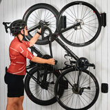 Vibrelli Swivel Bike Wall Mount - Bike Hanger - Vertical Bike Rack - Bike Hangers for Garage - MTB Mountain Bike Wall Mount Bike Rack - Bicycle Vibrelli