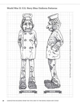 Caricature Soldiers: From the Civil War to the World Wars and Today: Patterns and Techniques for 12 Woodcarving Projects (Fox Chapel Publishing) Design Originals