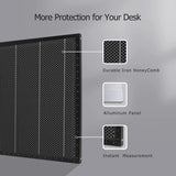 YOOPAI Honeycomb Laser Bed 400x400mm Honeycomb Working Table with Aluminum Panel for Laser Cutter Engraver Accessories, Desktop Protection, Fast Heat YOOPAI