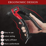NEU MASTER Rivet Gun with 200Pcs Rivets, Manual Rivet Gun Kit with 4 Tool-Free Interchangeable Rivet Heads, BMC Case, Heavy Duty Single Hand Riveter NEU MASTER