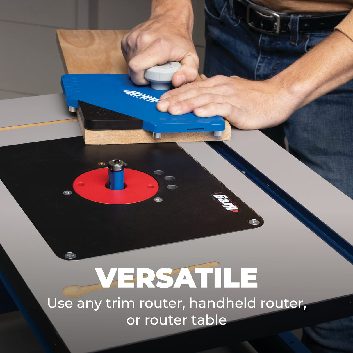 Kreg PRS1000 Corner Routing Guide Set - Corner Routing Guide - Use with Any Trim Router, Handheld Router, or Router Table - Router Woodworking Tool KREG