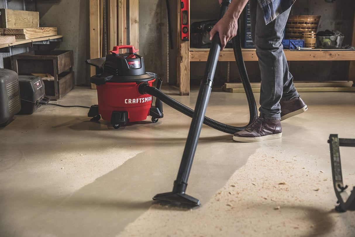 CRAFTSMAN CMXEVBE17584 6 Gallon 3.5 Peak HP Wet/Dry Vac, Portable Shop Vacuum with Attachments Craftsman