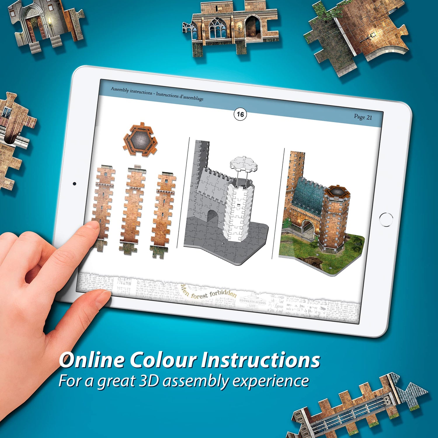 Wrebbit 3D - Harry Potter Hogwarts Great Hall 3D Jigsaw Puzzle - 850Piece Wrebbit