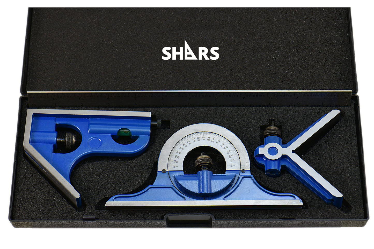 Shars 12" 4R Graduation Combination Square Set 303-6101 P) - WoodArtSupply