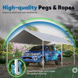 Quictent 10'X20' Heavy Duty Carport Car Canopy Carport Tent Car Shelter Canopy Outdoor Carport Canopy Boat Shelter-Green Quictent