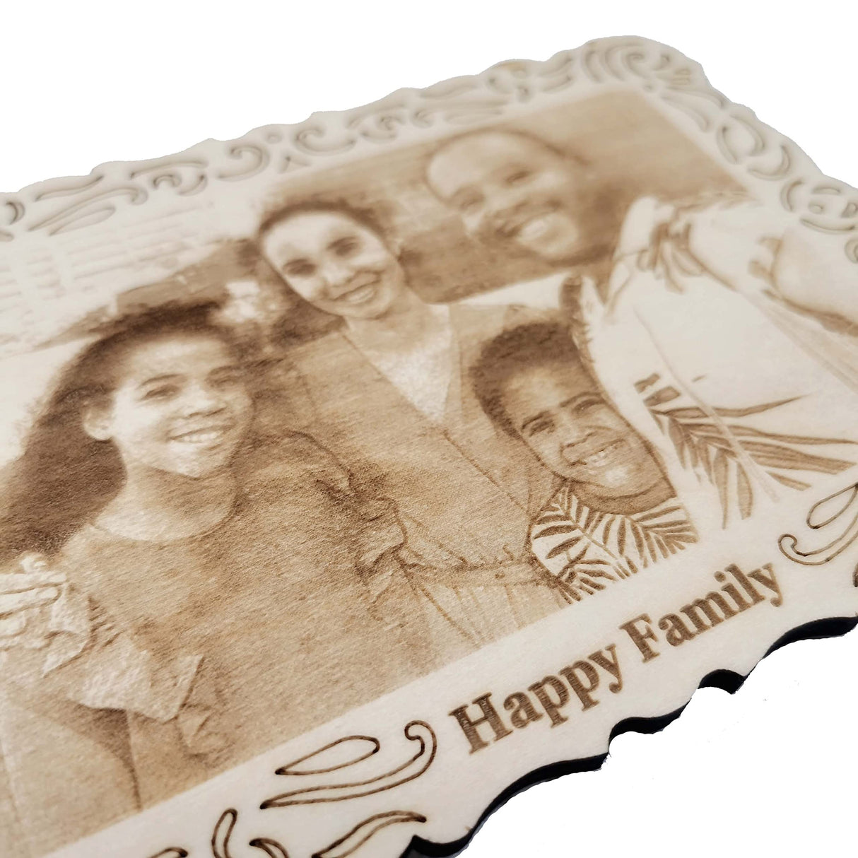 Personalized Engraved Wooden Photo, Custom Photo Engraved for Living Room, Bedroom, Kitchen, Perfect Decoration Gifts for Birthday,Wedding, matili