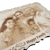 Personalized Engraved Wooden Photo, Custom Photo Engraved for Living Room, Bedroom, Kitchen, Perfect Decoration Gifts for Birthday,Wedding, matili