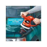 BLACK+DECKER Buffer Polisher, 6 inch Orbital Car Polisher, with Wool or Foam Bonnets (WP900) Black & Decker