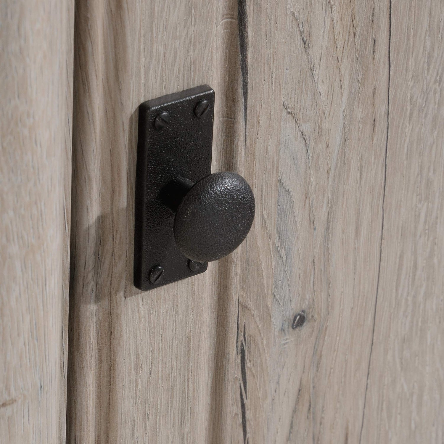 Sauder 424814 Palladia Computer Desk with Hutch, Split Oak Finish Sauder