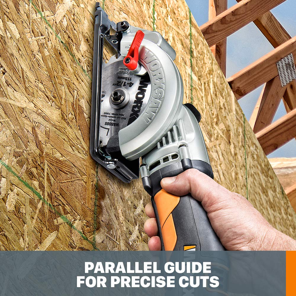 Worx WX429L 4 Amp WORXSAW 4.5" Electric Compact Circular Saw WORX