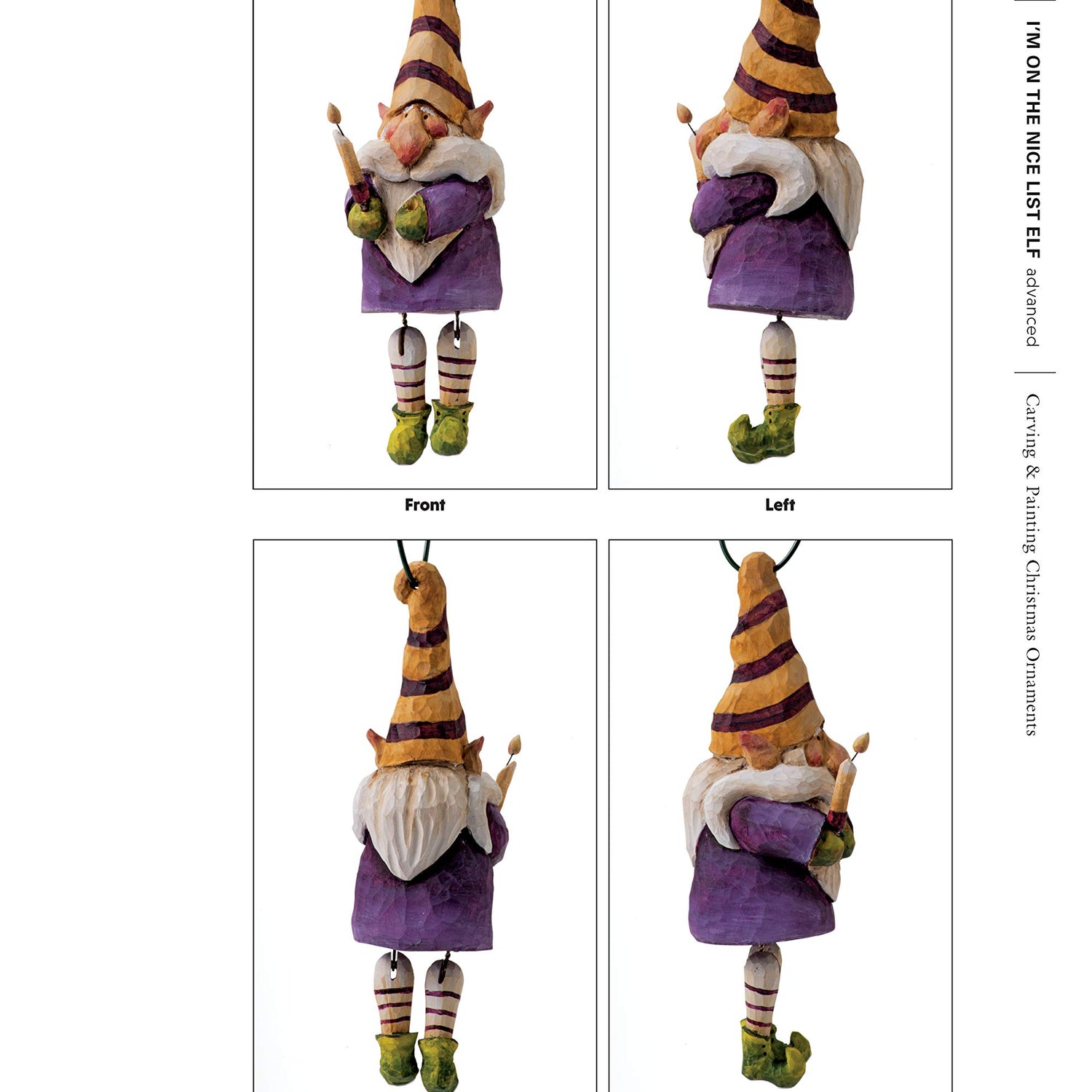 Carving & Painting Christmas Ornaments: Easy Techniques for 23 Patterns in Wood (Fox Chapel Publishing) Step-by-Step Projects for Beginner, Fox Chapel Publishing