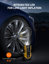 AstroAI AC/DC Tire Inflator Portable Air Compressor for Car, Air Pump for Car Tires, Car Accessories 150PSI with LED Light for Cars, Balls, AstroAI