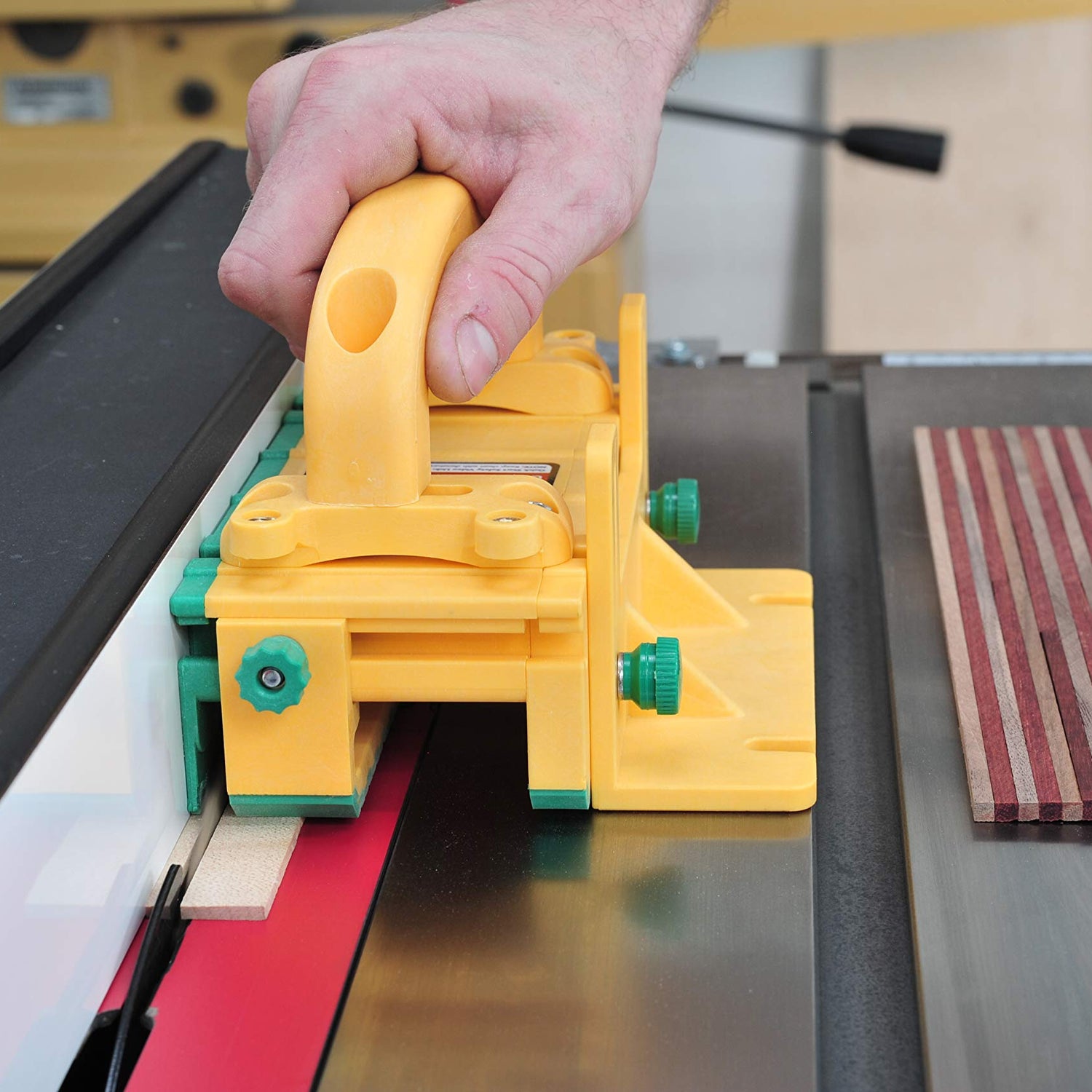 MICROJIG GRR-Ripper GR-281 Complete 3D Pushblock System, Yellow MICRO JIG