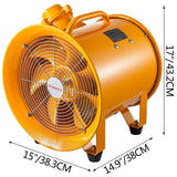 Mophorn Explosion Proof Fan 12 Inch(300mm) Utility Blower 550W 110V 60HZ Speed 3450 RPM for Extraction and Ventilation in Potentially Explosive Vevor