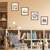 4 Set Embroidery Kit for Beginners Adults Cross Stitch Embroidery Kit for Book Lovers DIY Needlepoint Kit with Book Patterns, Instructions, Unittype