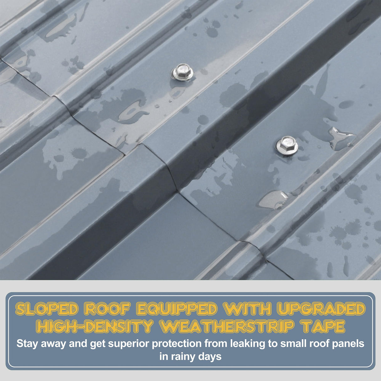 MUPATER Outdoor Carport, 12' x 20' Heavy Duty Canopy for Garage,Car Garage Shelter with Galvanized Metal Roof and Frame for Car, and Boat, Grey MUPATER