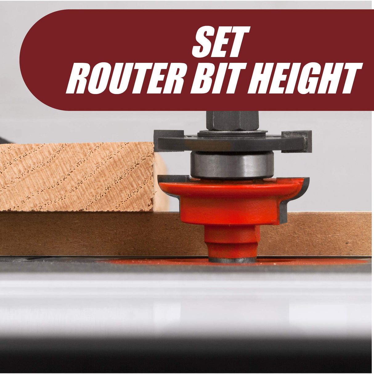 Fulton Rail Guide Coping Sled PRO For Cutting Profiles Into The End Grain Of Your Stock | Ideal for Cutting Precise Clean Joints for Cabinet Door and Fulton