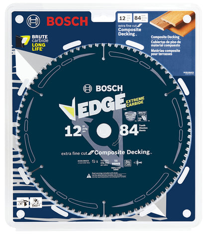 Bosch DCB1284CD 12 in. x 84-Tooth Composite Decking/Plastics Circular Saw Blade