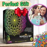 Insnug Mandala Dotting Tools Painting Kit - Rock Dot Paint Stencils Tool Set Art Craft Supplies Kits Tray Brush Zipper Pen for Nail Stone Mandala Insnug