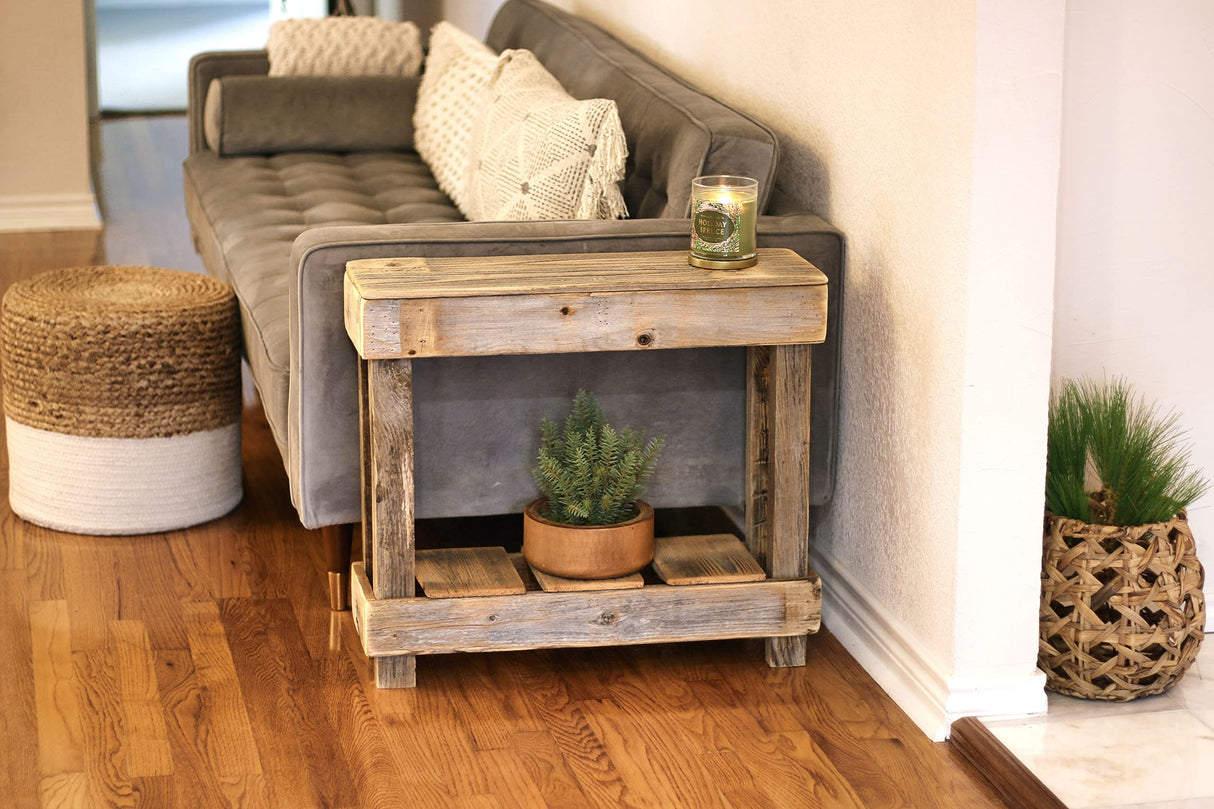 Luxe Accent Side Table (Natural) Doug and Cristy Designs