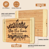 Engraved Cutting Board,New Home Owner Gifts, Housewarming Gifts - Bless This Home, With Love & Laughter Ringshine