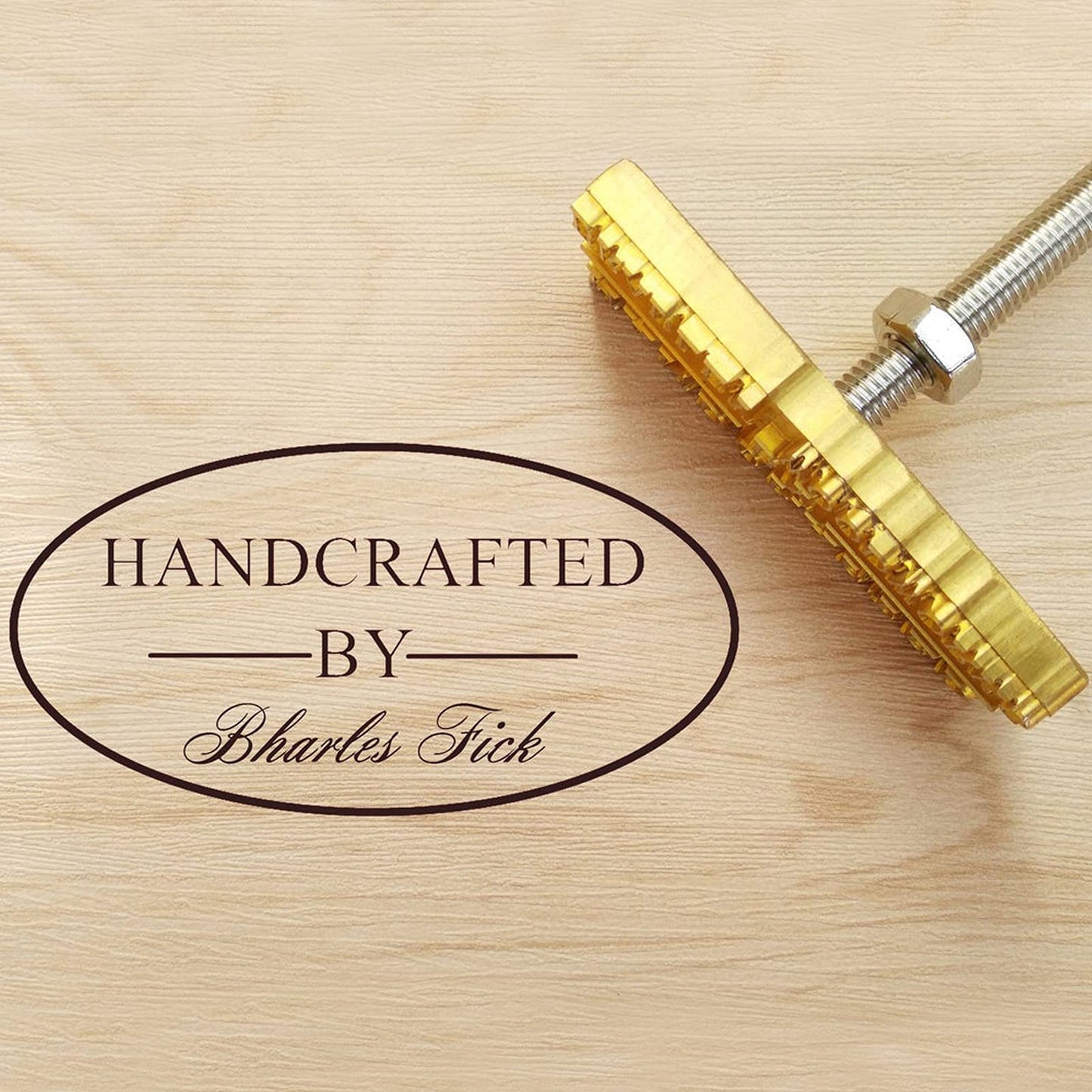 Custom Wood Branding Iron by Arokimi - Personalised Wood Burning Stamp for Unique Gifts (1"x1") - WoodArtSupply