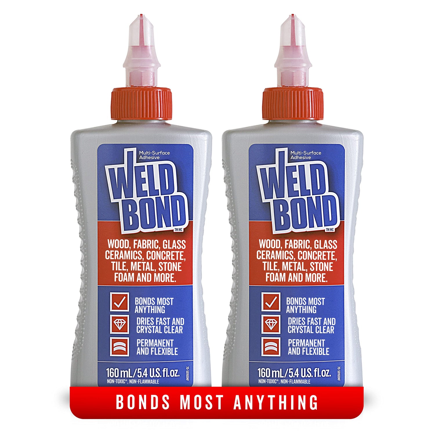 Weldbond Non-Toxic Multi-Surface Glue That Bonds Most Anything! Use as Wood Glue or for Glass Mosaic Ceramic Pottery Craft Tile Porcelaine Stone Weldbond