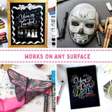 Chalkola Variety Bundle - 5 Yellow Variety + 10 Metallic 3mm Chalkola