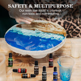 Epoxy Resin Pigment - 30 Colors Concentrated Liquid Epoxy Resin Dye, Translucent Resin Colorant for Resin Coloring, DIY Resin Jewelry Making, Paint, Vividye
