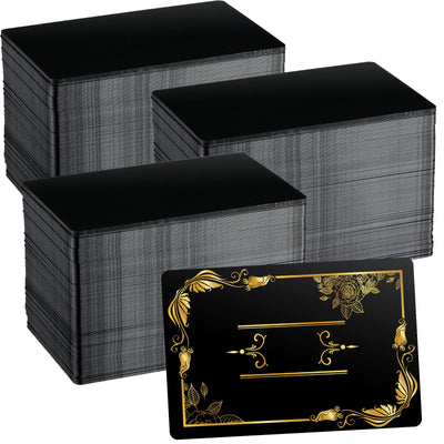 550 Pcs Metal Business Cards Engraving Aluminum Plates for Crafting Multipurpose Metal Sheets for Crafting 0.01 Inch Thick Blank Business Cards for