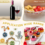 Resin Tray Molds and Gold Handles Set Silicone Tray Mold Irregular Casting Agate Epoxy Molds for DIY Crafts Making Faux Agate Tray Serving Board Home Hoolerry