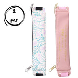 Mr. Pen - Adjustable Leather Pen Holder, 2 Pcs, 8" x 1.5" Mr. Pen