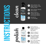 Promise Epoxy - 32 Ounce Kit of Pro Polish (16oz) & Cleaner (16oz), Specially Formulated for Epoxy Resin & High Gloss Finishes, Removes Scratches & Incredible Solutions