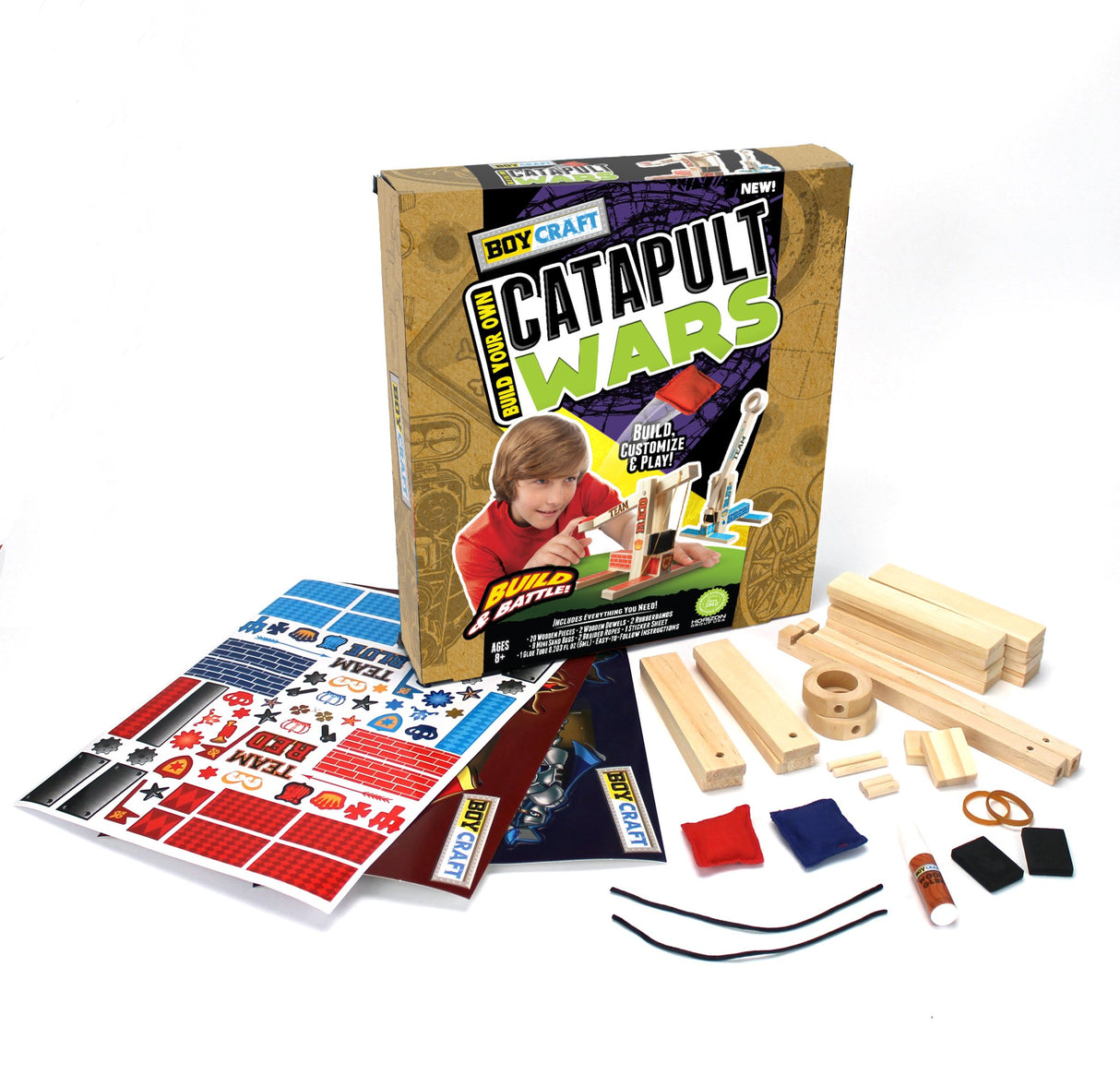 Boy Craft Catapult Wars by Horizon Group USA Boy Craft