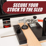 Fulton Rail Guide Coping Sled PRO For Cutting Profiles Into The End Grain Of Your Stock | Ideal for Cutting Precise Clean Joints for Cabinet Door and Fulton